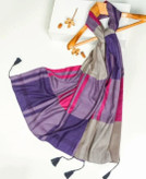 شال دخترانه موهر ایرانی عرض۷۵ طول ۲متر فقط فقط نخودی یشمی