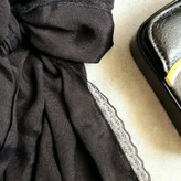 شال دخترانه نخ اسلپ مرواریدی