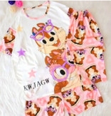 ست سه تیکه دخترانه گیاهی