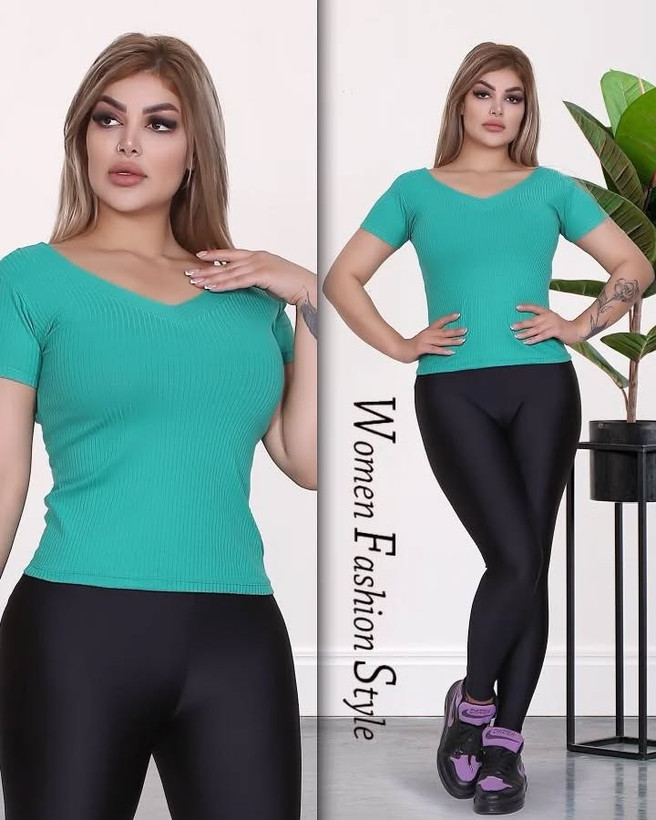 تاپ دخترانه یقه هفت فانریپ