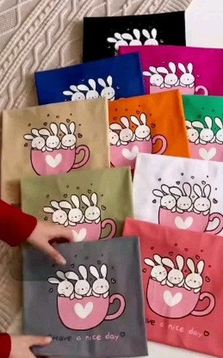 تیشرت دخترانه عروسکی نخ پنبه فری سایز تا ۴۴