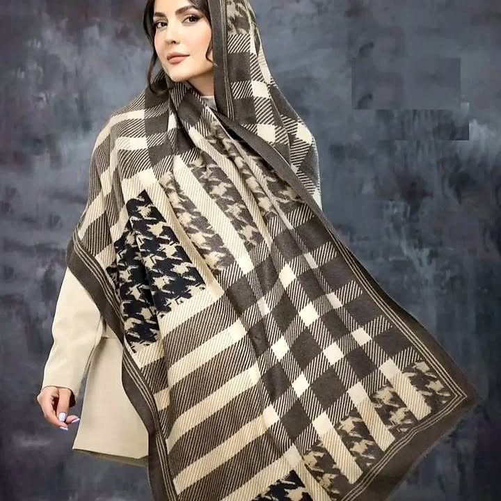 شال دخترانه موهر ایرانی عرض ۷۵ طول ۲متر