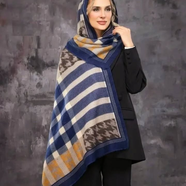شال دخترانه موهر ایرانی عرض ۷۵ طول ۲متر