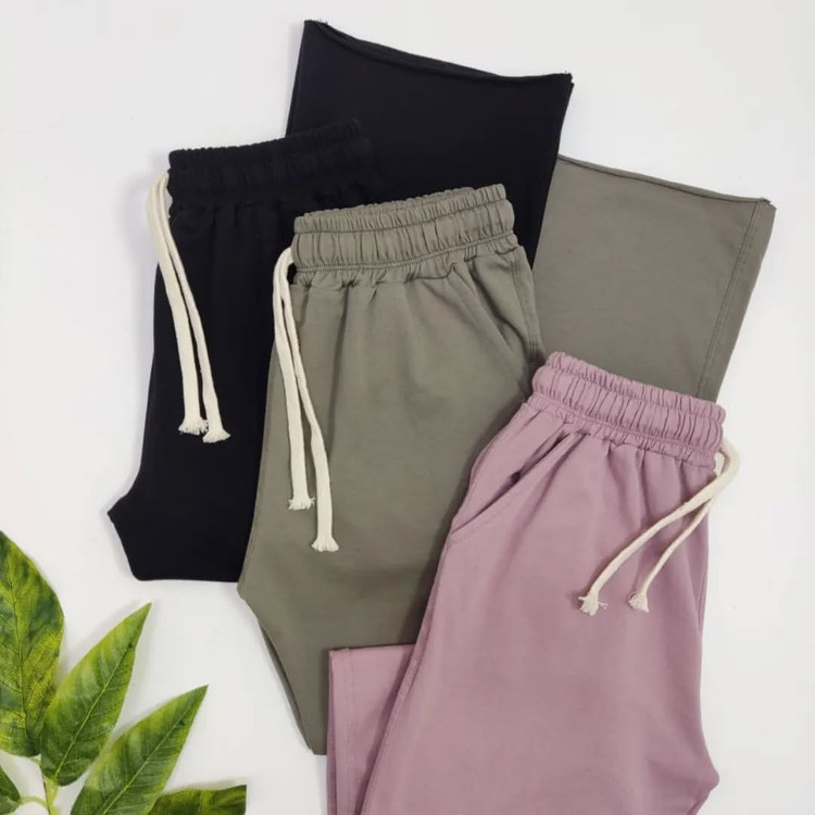 شلوار دخترانه بوت کات دورس دو نخ پنبه دورو