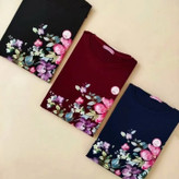 بلوز زنانه استین سه رب ویسکوز نخ ۱۰۰٪ بهار پوش