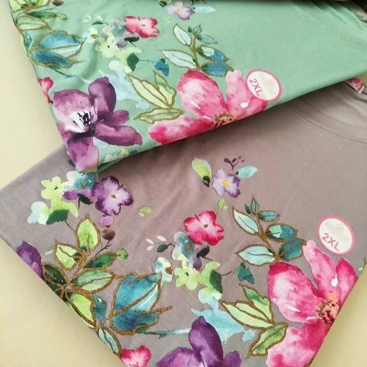 بلوز زنانه استین سه رب ویسکوز نخ ۱۰۰٪ بهار پوش