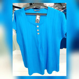 بلوز دخترانه استین کوتاه نخ کراش