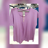 بلوز دخترانه استین کوتاه نخ کراش