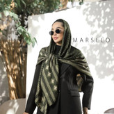 روسری زنانه کشمیر گرم بالا عرض ۱۴۰