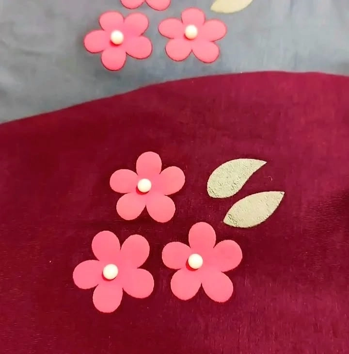 تیشرت دخترانه گل برجسته سایز ایکس ویسکوز نخ ۱۰۰٪بهار پوش