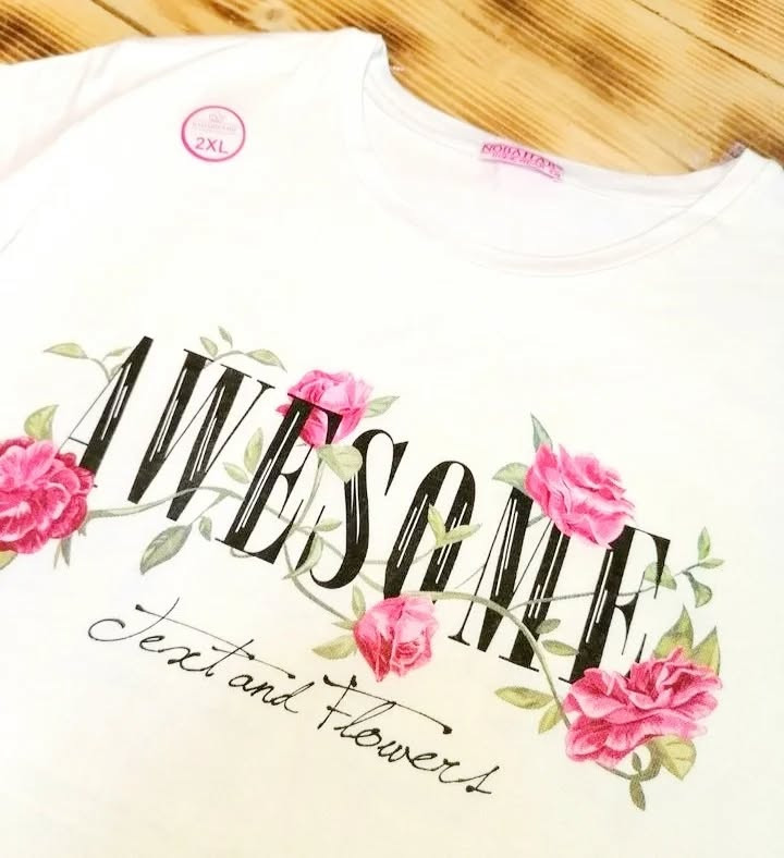 تیشرت زنانه آستین کوتاه ویسکوز نخ ۱۰۰٪بهار پوش تک رنگ سفید