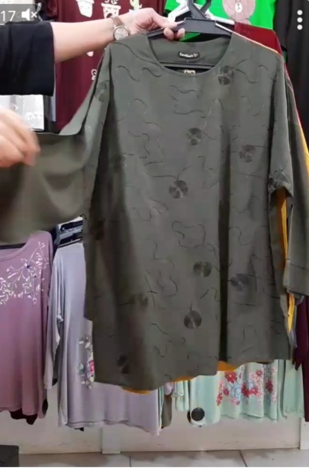 شومیز زنانه خامه دوزی نخ تایلندی آستین بلند فری سایز ۴۸