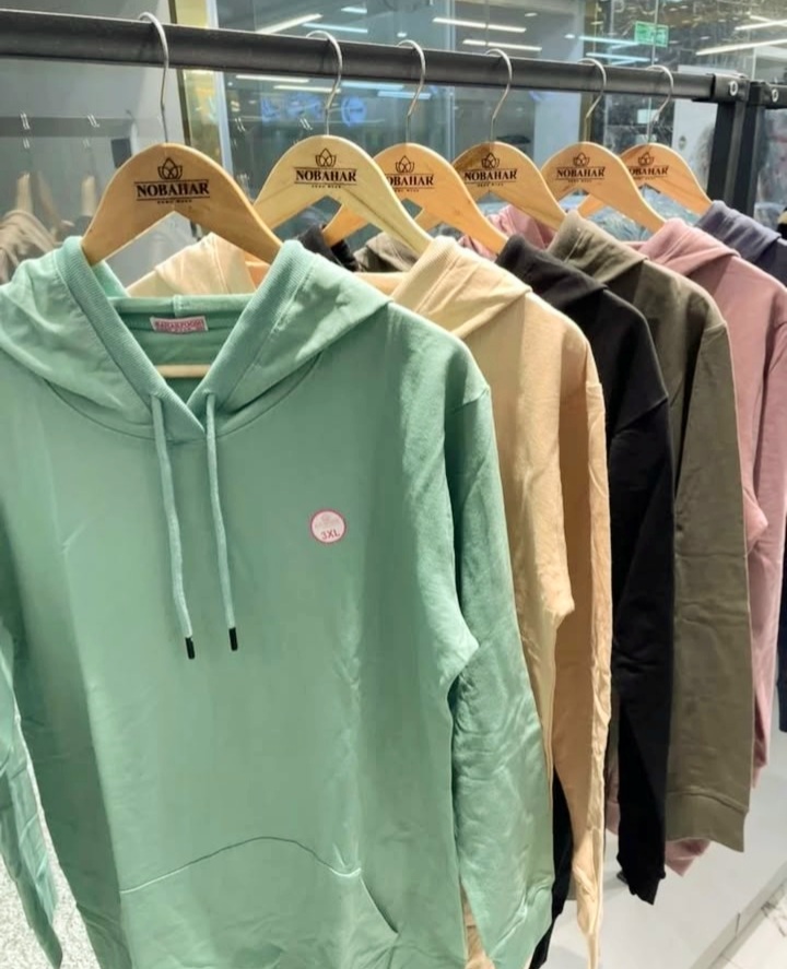 هودی دخترانه دورس دو نخ پنبه دورو بهار پوش