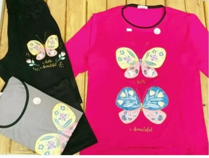 بلوز دخترانه و شلوار استیت سه رب ویسکوز نخ سایز ۲و۳