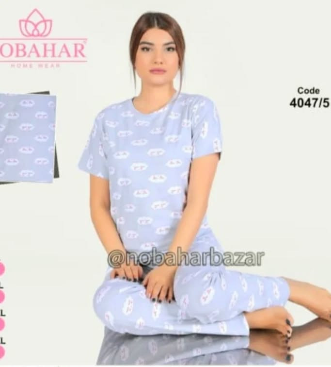 ست تیشرت دخترانه و شلوار پنبه سوپر بهار پوش