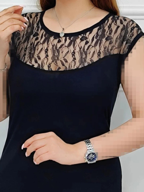 تاپ دخترانه بالا تنه دانتل دار