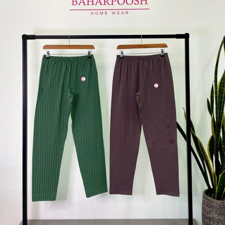 شلوار دخترانه بهار پوش پنبه سوپر سه سایز دو رنگ