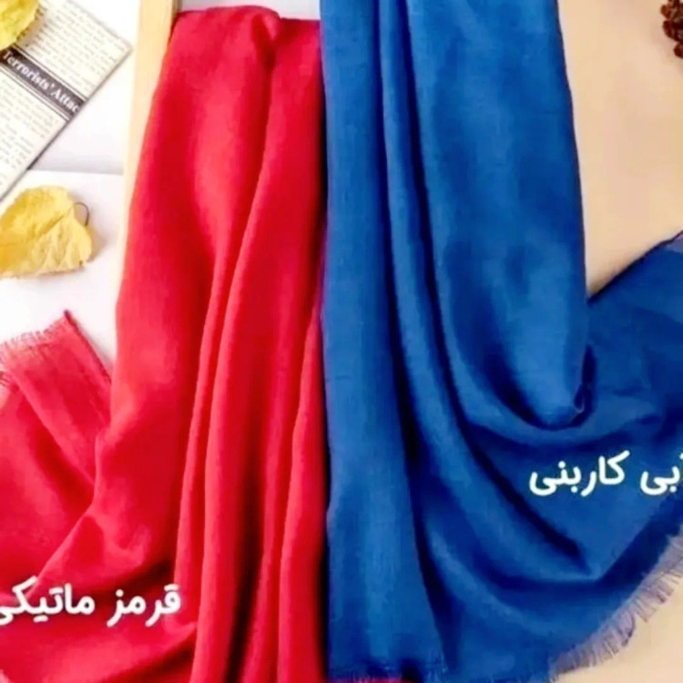 شال دخترانه لینن ساده عرض ۹۰ طول ۲متر ۱۲ رنگ