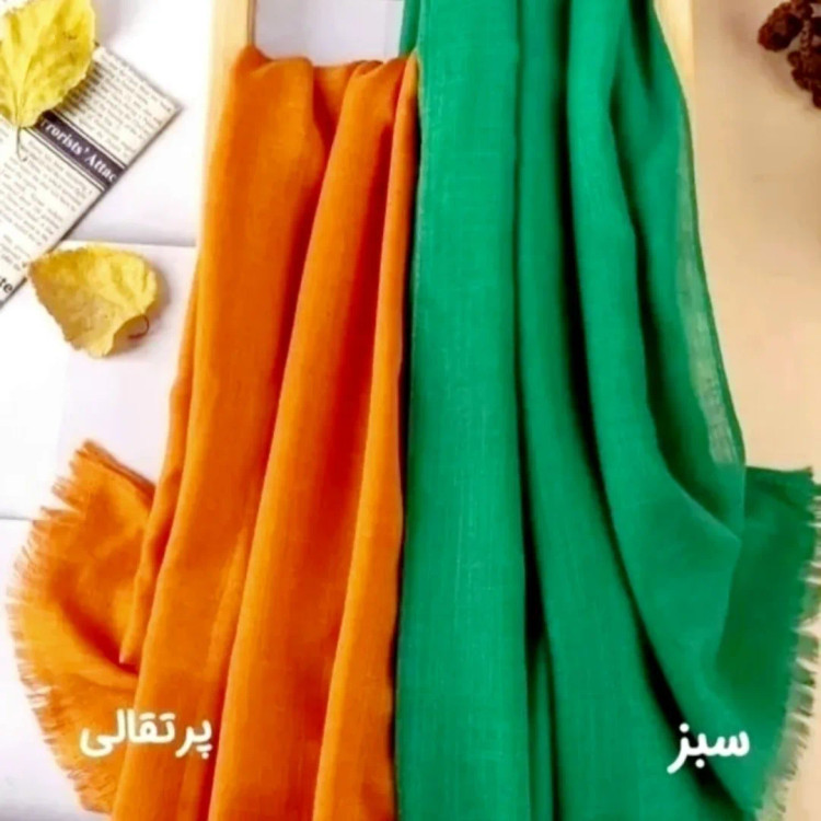 شال دخترانه لینن ساده عرض ۹۰ طول ۲متر ۱۲ رنگ