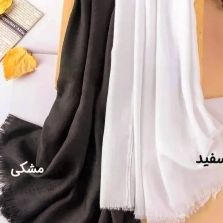 شال دخترانه لینن ساده عرض ۹۰ طول ۲متر ۱۲ رنگ