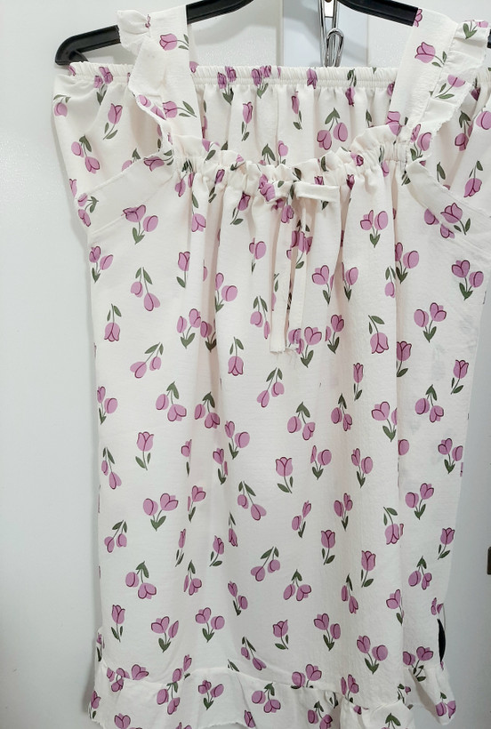 تاپ و شورتک دخترانه نخ نیوسل بهار پوش بدون ابرفت فری سایز تا ۴۶