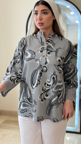 تک رنگ لینن کنفی ایتالیایی