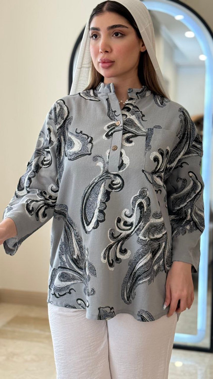 تک رنگ لینن کنفی ایتالیایی